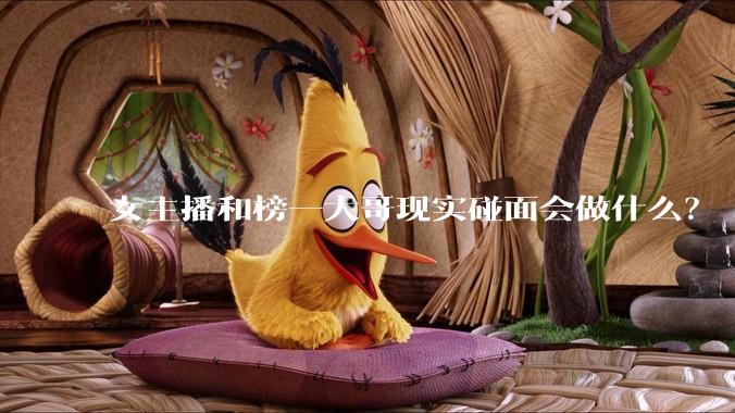 女主播和榜一大哥现实碰面会做什么？